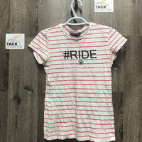 SS Cotton T Shirt, # ride *vgc, crinkled
