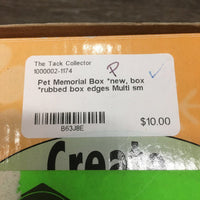 Pet Memorial Box *new, box *rubbed box edges
