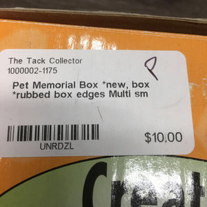 Pet Memorial Box *new, box *rubbed box edges