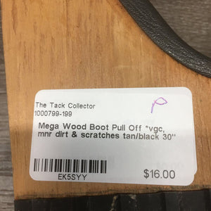 Mega Wood Boot Pull Off *vgc, mnr dirt & scratches