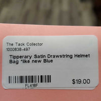 Satin Drawstring Helmet Bag *like new
