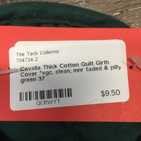 Thick Cotton Quilt Girth Cover *vgc, clean, mnr faded & pilly