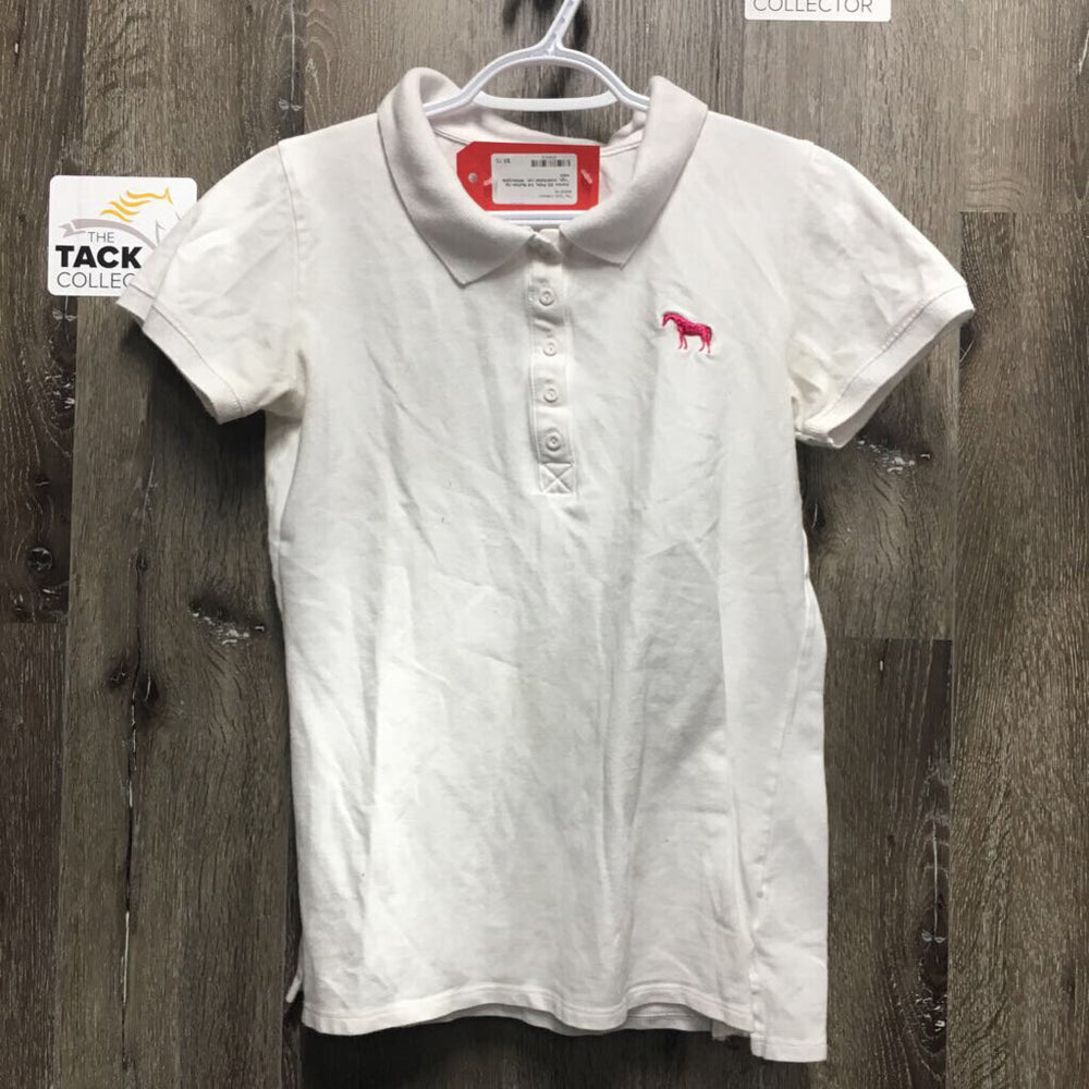 SS Polo, 1/4 Button Up *vgc, stain/label run