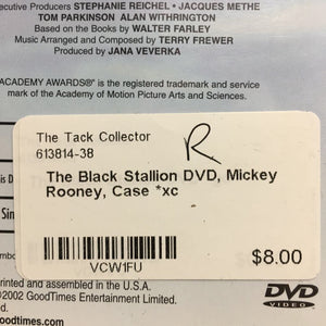 The Black Stallion DVD, Mickey Rooney, Case *xc