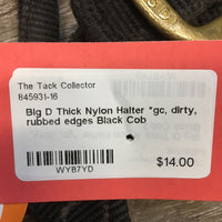 Thick Nylon Halter *gc, dirty, rubbed edges
