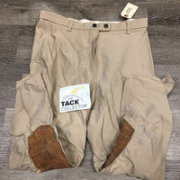 Breeches *gc, older, puckered/v.shrunk knees, stains, snags
