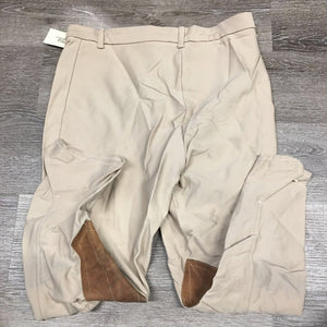 Breeches *gc, older, puckered/v.shrunk knees, stains, snags