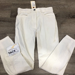 Euroseat Breeches *vgc, older, seam puckers, mnr discolored seat & legs, stains