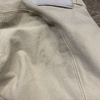 Euroseat Breeches *gc, wrinkles, pills, mnr stains, seam puckers, discolored/stained seat & legs