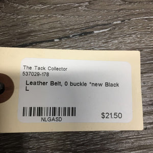 Leather Belt, 0 buckle *new