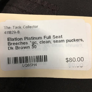 Full Seat Breeches *gc, clean, seam puckers