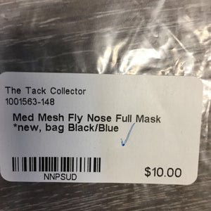 Med Mesh Fly Nose Net Full Mask *new, bag