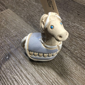 Ceramic Horse *broken ears, gc