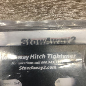 StowAway Hitch Tightener Anti-Rattle Stabilizer for 2 Inch & 1.25 Inch Stowaway Hitch Tightener *new in bag