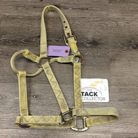 Thick Nylon Halter *clean, stains, discolored/faded, frayed/snagged edges & holes

