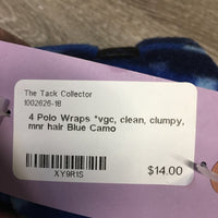 4 Polo Wraps *vgc, clean, clumpy, mnr hair