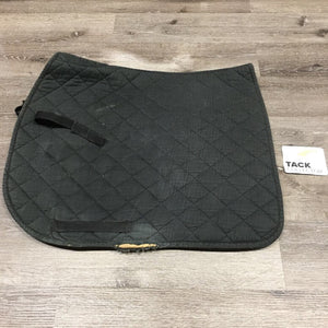 Quilt Dressage Saddle Pad *fair, faded, rubbed, torn, edges, threads, dirty, hair
