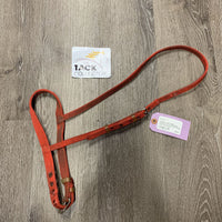 Flat/Stiff Nylon Western Noseband *older, faded, stains, slices/cuts, gc, dirty, stains, fraying holes, xholes