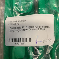 Pr Stirrup Grip Inserts, bag, tags *new
