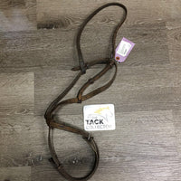 Flat Figure 8 Noseband Only *older, faded, dry, xholes, stiff, scrapes/slices, missing fleece