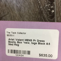 MENS Pr Dress Boots, Box *new, tags