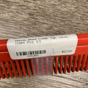 Plastic Mane Comb *vgc, clean, stains