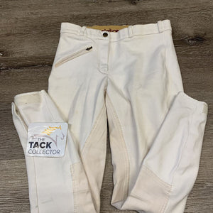 Hvy Cotton Full Seat Breeches *vgc, stained seat