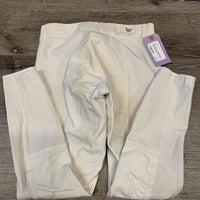 Full Seat Breeches *gc, stains, mnr threads, seam puckers, discolored
