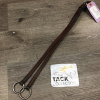 Flat Thick Leather Running Martingale Attachment, Buckle *gc, clean, film/dirty edge, discolored, mnr stains
