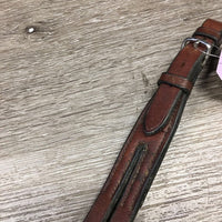 Flat Thick Leather Running Martingale Attachment, Buckle *gc, clean, film/dirty edge, discolored, mnr stains
