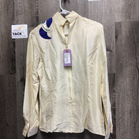 Micro Suede Western Showmanship Zip Up Jacket, LS Show Shirt, Cotton Pants *older, vgc, mnr stains & threads
