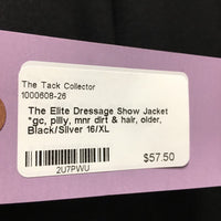Dressage Show Jacket *gc, pilly, mnr dirt & hair, older