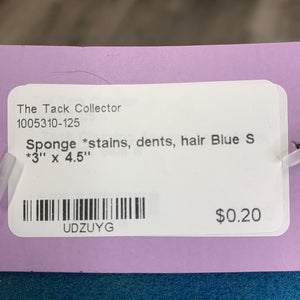 Sponge *stains, dents, hair