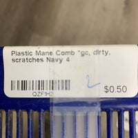 Plastic Mane Comb *gc, dirty, scratches
