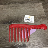Wide Tooth Plastic Mane Comb *gc, scratches, chipped colour, mnr dirt ALL PROCEEDS DONATED