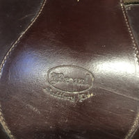 Pr Leather Sheepskin Lined Hind Boots, tabs *gc, clean, scratches, scrapes, older, mnr dirty edges & elastic, mnr hair & clumps
