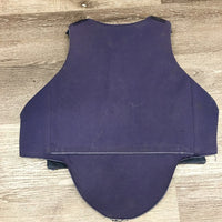JUNIORS Hard Shell Safety Vest *older, v.rubbed/torn edges, faded, v.dirty
