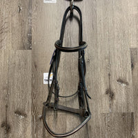 Narrow Raised Bridle *gc, dirt, scuffs, creases, scraped back, scratches, crackles
