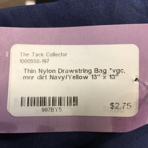 Thin Nylon Drawstring Bag *vgc, mnr dirt