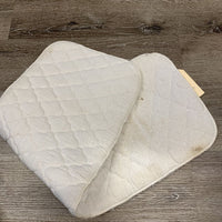 1 Only Fleece Leg Quilts *gc, pilly, mnr stains, clean, rubbed/frayed edges, undone stitching