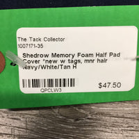 Memory Foam Half Pad Cover *new w tags, mnr hair