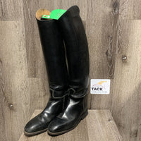 Pr Dressage Boots, Pull On *older, gc, rubs, scuffs, scratches, clean, faded toes
