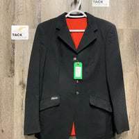 Wool Dressage Show Jacket *vgc, older, linty, creased shoulders, mnr hairy, faded collar edge
