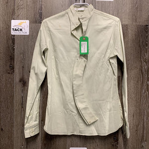 LS Hvy Show Shirt, 2 button collars *vgc, older, stains
