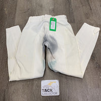 Full Seat Breeches *vgc, older, v.stained seat & legs, seam puckers, stains