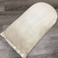 Foam Half Pad, cover *older, dingy, stains, smells, dusty
