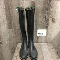 Rubber Riding Boots *gc, dirty, stained, scuffs, snagged lining
