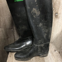 Rubber Riding Boots *gc, v. dirty, stained, scuffed
