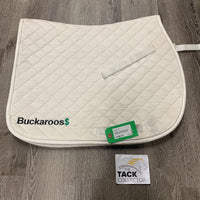 Thick Quilted Jumper Saddle Pad Embroidered *gc, stained, dirt, mnr hair