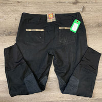 Euroseat Breeches *gc, v.dirty, stains?, undone stitching, v.pilly waist, seat rubs, seam puckers